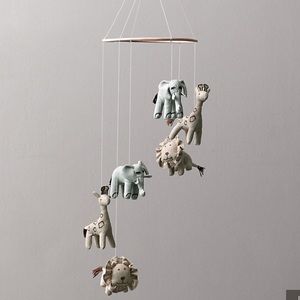 RH Chambray Animal Mobile for Nursery